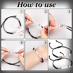 Waxed Polyester Cord Bracelets&nbsp;BJEW-PH01955