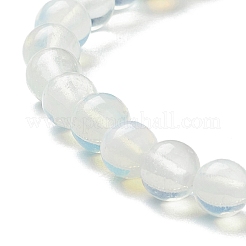 Opalite Beaded Stretch Bracelets&nbsp;BJEW-D446-B-07