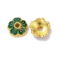 Alloy Enamel Bead Caps&nbsp;ENAM-D027-01A-04G