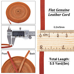 Flat Leather Jewelry Cord&nbsp;WL-GF0001-07B-01