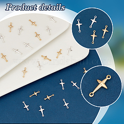 60Pcs 2 Colors Brass Connector Charms&nbsp;KK-PH0005-73