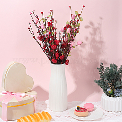 6Pcs 3 Styles Foam & Gypsum & Silk Cloth Artificial Heart Flower Branch&nbsp;DIY-WR0005-40