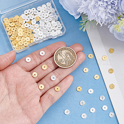 260Pcs 2 Colors Brass Spacer Beads&nbsp;KK-ME0004-75