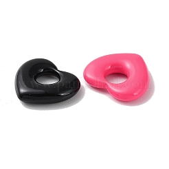 Spray Painted Alloy European Beads&nbsp;X-PALLOY-M215-02