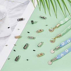 48Pcs 3 Colors Zinc Alloy Cord Ends&nbsp;FIND-PH0023-60A