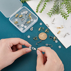 304 Stainless Steel Clip-on Earring Findings&nbsp;STAS-PH0005-65