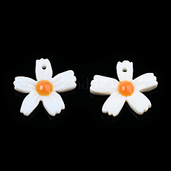 Natural Freshwater Shell Enamel Pendants&nbsp;SHEL-N003-28