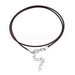 Waxed Cotton Cord Necklace Making&nbsp;LS-MAK-S034-005