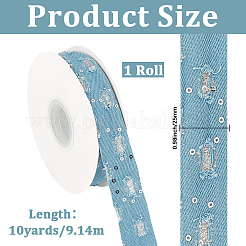 Denim Fabric Ribbon&nbsp;OCOR-WH20022-014B