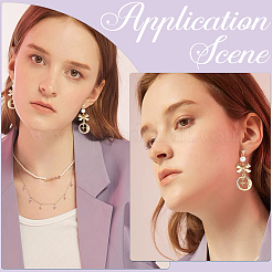 5 Pairs Star Shape Brass Micro Pave Clear Cubic Zirconia Stud Earring Findings&nbsp;ZIRC-BBC0002-55