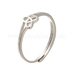 Brass Adjustable Rings for Women&nbsp;RJEW-R005-05P