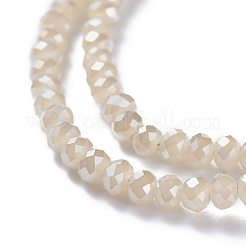 Electroplate Glass Beads Strands&nbsp;EGLA-P018-4mm-FR-A06