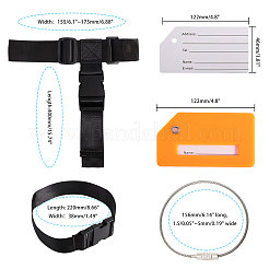 Silicone Luggage Tag&nbsp;AJEW-CA0004-11