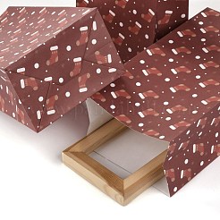 Christmas Eve Theme Rectangle Paper Candy Bags&nbsp;CARB-G007-01D