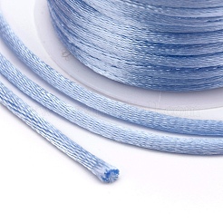Nylon Satin Rattail Cords&nbsp;X-NWIR-L006-2mm-25
