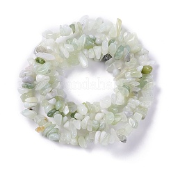 Natural New Jade Chip Bead Strands&nbsp;X-G-M205-29