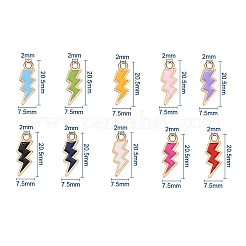 Alloy Enamel Pendants&nbsp;ENAM-CJ0001-51
