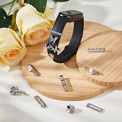 3 Bags 3 Styles Alloy Crystal Rhinestone Watch Band Charms & Studs&nbsp;FIND-FH0017-30