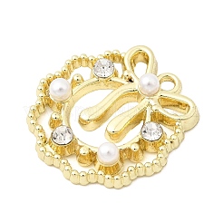 Alloy Rhinestone Pendants&nbsp;FIND-K028-02G