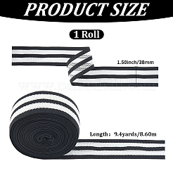 9.4 Yards Flat Polyester Mesh Elastic Wide Band&nbsp;OCOR-CY0003-31B-01