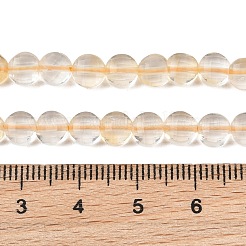 Natural Lemon Quartz(Heated) Beads Strands&nbsp;GG-NH0007-E01-01