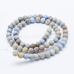 Natural Imperial Jasper Beads Strands&nbsp;X-G-K232-8mm-01A