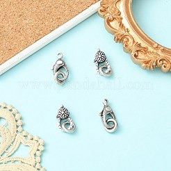 4Pcs 2 Styles Brass Lobster Claw Clasps&nbsp;KK-CJ0004-46