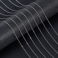 304 Stainless Steel Cable Chain Necklaces&nbsp;PH-NJEW-E122-11P