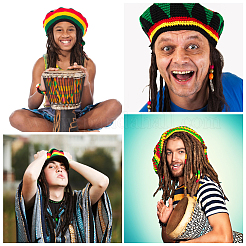 Hallowmas Acrylic Fibers Hair Braiding Hat&nbsp;OHAR-WH20012-06