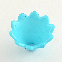 Opaque Acrylic Flower Bead Caps&nbsp;X-SACR-Q099-M81