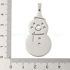 Christmas Theme 304 Stainless Steel Pendants&nbsp;STAS-Q005-01P-03
