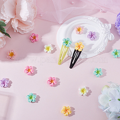 70Pcs 7 Colors Opaque Resin Cabochons&nbsp;RESI-SC0002-77