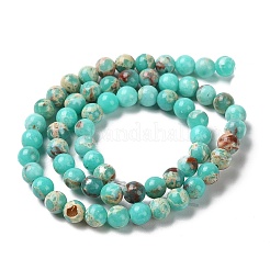 Synthetic Imperial Jasper Dyed Beads Strands&nbsp;G-D077-A01-01C