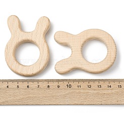 Natural Beech Wood Linking Rings&nbsp;WOOD-I017-02
