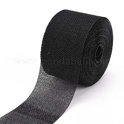 Polyester Imitation Linen Wrapping Ribbon&nbsp;OCOR-G007-01A
