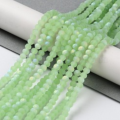 Imitation Jade Glass Beads Strands&nbsp;EGLA-A034-J4mm-MB01