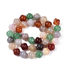 Dyed & Heated Natural Agate Beads Strands&nbsp;G-N359-10A-01