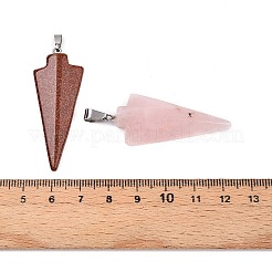 Natural & Synthetic Mixed Stone Pendants&nbsp;G-N344-21P