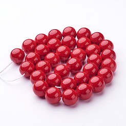 Natural Mashan Jade Round Beads Strands&nbsp;G-D263-12mm-XS31