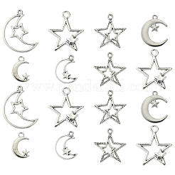 35Pcs 7 Styles Tibetan Style Alloy Pendants&nbsp;FIND-FS0002-88