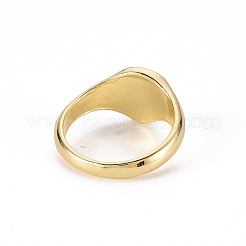 Alloy Enamel Wide Band Rings&nbsp;RJEW-N034-005B-RS