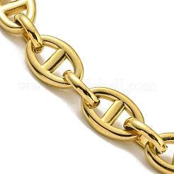 Ion Plating(IP) 304 Stainless Steel Oval Link Chain Bracelets&nbsp;BJEW-D030-11A-G
