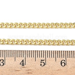 3MM Brass Curb Chain Necklaces&nbsp;NJEW-P339-03G