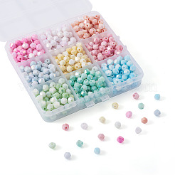9 Strands 9 Colors Anti-Tarnish Electroplate Bicone Glass Beads Strands&nbsp;EGLA-TA0013-27