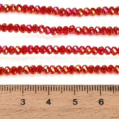 Electroplate Glass Beads Strands&nbsp;GL-CBAA615-02C