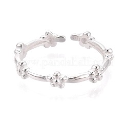 925 Sterling Silver Open Cuff Rings for Women&nbsp;STER-N016-148S