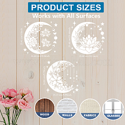 1 Set PET Hollow Out Drawing Painting Stencils&nbsp;DIY-MA0004-98