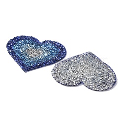 Heart Hotfix Rhinestone Iron on Patches&nbsp;DIY-WH0308-193B