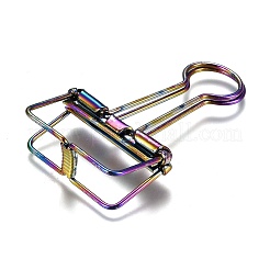 Metal Skeleton Frame Hollow Wire Binder Clips&nbsp;DIY-I040-01B
