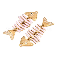 304 Stainless Steel Enamel Big Pendants&nbsp;STAS-Z202-07G-01